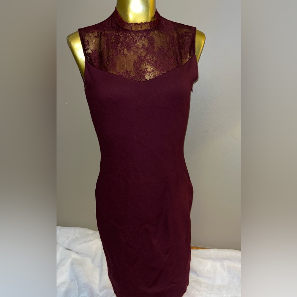 ZARA High Neck Mini Dress